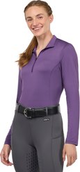 Kerrits Ice Fil Lite Long Sleeve Horse Riding Shirt, Purple, Medium