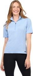 Kerrits Ice Fil Lite Short Sleeve Horse Riding Shirt, Carolina Blue, XX-Small