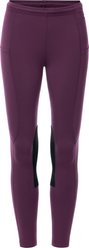 Kerrits Kids Performance Knee Patch Pocket Horse Riding Tight, Velvet Plum, X-Large
