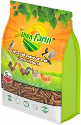 SunnyFarm 100% Natural Dried Mealworms Crumble Chicken Feed, 5-lb bag slide 2 of 9