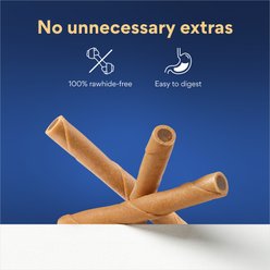 Chewy Made Rawhide-Free Stuffed Twists Peanut Butter Flavor Dog Treats (FORMERLY TRUE ACRE FOODS), 6 count slide 2 of 8