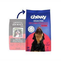 Chewy Made Complete Nutrition High Protein Grain-Free Beef & Sweet Potato Recipe Dry Dog Food (FORMERLY AMERICAN JOURNEY), 24-lb bag