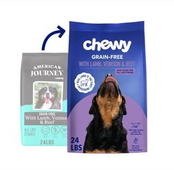 Chewy Made Complete Nutrition High Protein Grain-Free with Lamb, Venison & Beef Dry Dog Food (FORMERLY AMERICAN JOURNEY), 24-lb bag