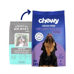 Chewy Made Complete Nutrition High Protein Grain-Free Lamb & Sweet Potato Recipe Dry Dog Food (FORMERLY AMERICAN JOURNEY), 24-lb bag