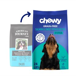Chewy Made Complete Nutrition High Protein Grain-Free Salmon & Sweet Potato Recipe Dry Dog Food (FORMERLY AMERICAN JOURNEY), 24-lb bag