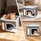 Show in main carousel: Gapzer Foldable Scratch Pad Cat Cave Bed, Grey slide 9 of 9