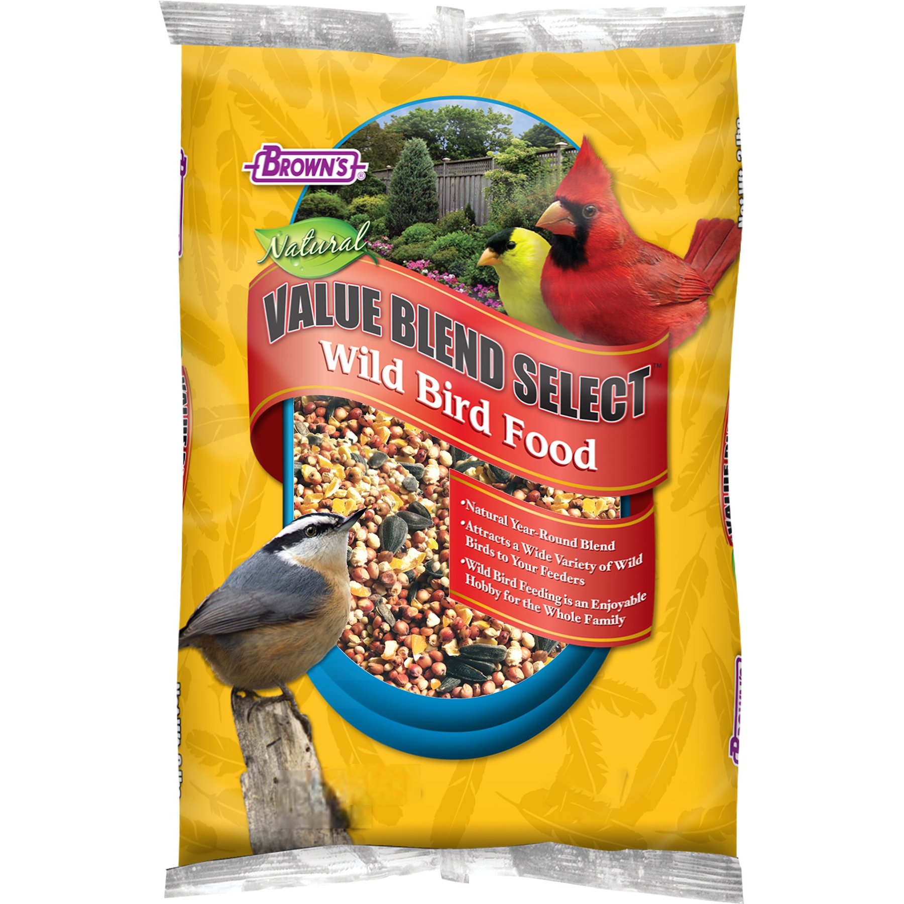 Brown's Value Blend Select Wildbird Food, 18-lb bag