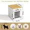 Show in main carousel: Xbrigh Wooden Side Table Style Indoor Kennel Small Dog Cage with Drawers, White, Small: 20-in slide 8 of 8
