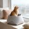 Show in main carousel: Gapzer Foldable Flower Shape Felt Cat Bed, Grey slide 8 of 9