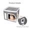 Show in main carousel: Gapzer Foldable Scratch Pad Cat Cave Bed, Grey slide 3 of 9