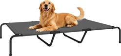 PawHut Elevated Outdoor Breathable Mesh Steel Frame Dog Bed, 59.8 x 37 x 9.1-in, Gray