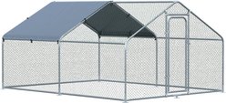 PawHut Outdoor Playpen Chicken Coop with Cover, 118 x 157.5 x 76.75-in