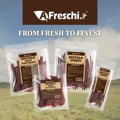 AFreschi Buffalo Strips Dog Treats, 12-oz bag slide 2 of 8