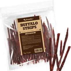 AFreschi Buffalo Strips Dog Treats, 12-oz bag