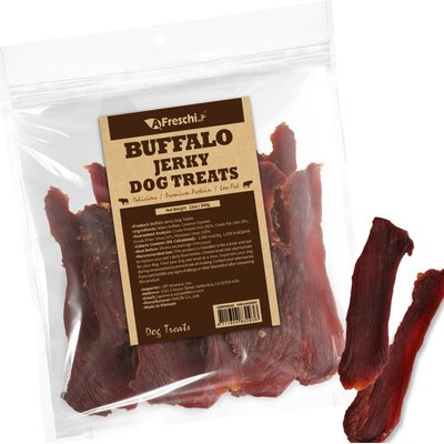 AFreschi AFreschi Buffalo Jerky Dog Treats, 12-oz bag