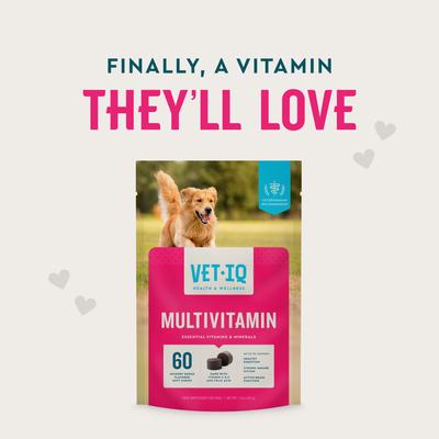 Show full view: VetIQ Hickory Smoke Flavor Soft Chew Multivitamin for Dogs, 60 count slide 3 of 11