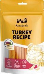 iPaw Turkey Meat with Sweet Potato Thin Sticks Gluten-Free Adult Soft & Chew Dog Treats, 3.53-oz bag
