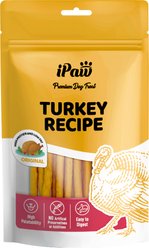 iPaw Turkey Meat Thin Sticks Gluten-Free Adult Soft & Chew Dog Treats, 3.53-oz bag
