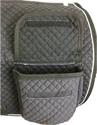 Derby Originals Dressage Horse Saddle Pad with Pockets & Half Fleece, 18 x 14 x 3-in, Purple slide 2 of 6