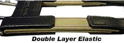Paris Tack Flat Web Reins with Hooks for English Bridle, Black, Full Horse slide 2 of 4