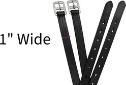 Paris Tack Schooling 1-in Wide English Stirrup Leathers for Daily Use, Havana, 60-in slide 2 of 7