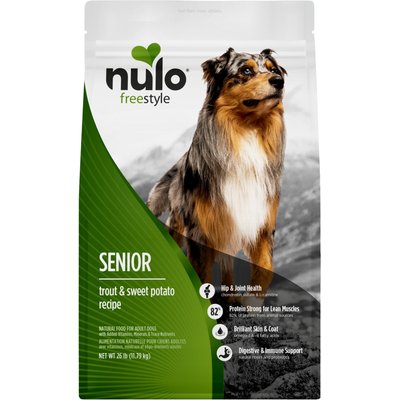 Nulo Nulo Freestyle Senior Grain-Free Trout & Sweet Potato Recipe Dry Dog Food, 26-lb bag