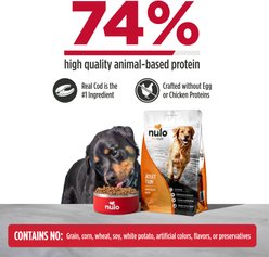Nulo Freestyle Cod & Lentils Recipe Grain-Free Adult Trim Dry Dog Food, 26-lb bag slide 2 of 8