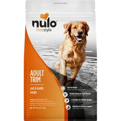 Nulo Nulo Freestyle Cod & Lentils Recipe Grain-Free Adult Trim Dry Dog Food, 26-lb bag