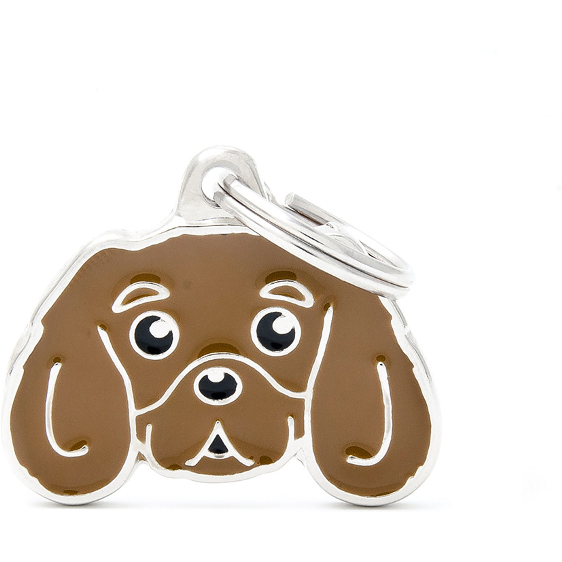 myfamily Friends Personalized Dog ID Tag, Cavalier King - Ruby