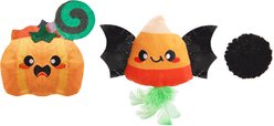 HugSmart Spooky Cats Candy Basket Plush Cat Toy with Catnip