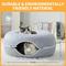 Show in main carousel: NonoPets Tunnel Donut Nest Fun Ventilation Peep Hole Detachable Zipper Cat Bed, Light Grey slide 2 of 5
