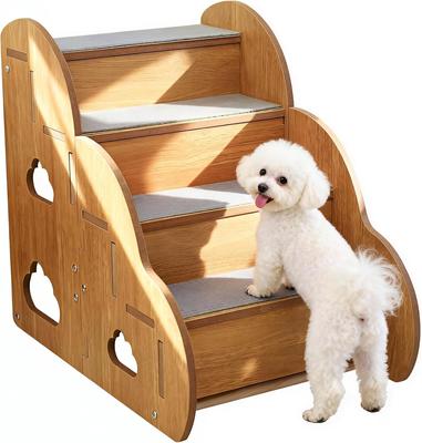 Show full view: NonoPets Non-Slip Wooden Dog Stairs, 4-Steps slide 9 of 9