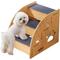Show in main carousel: NonoPets Non-Slip Wooden Dog Stairs, 3-Steps slide 1 of 7