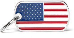 myfamily Flags Personalized Dog ID Tag, U.S.A.
