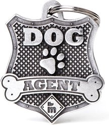 myfamily Bronx Agent Badge Personalized Dog ID Tag