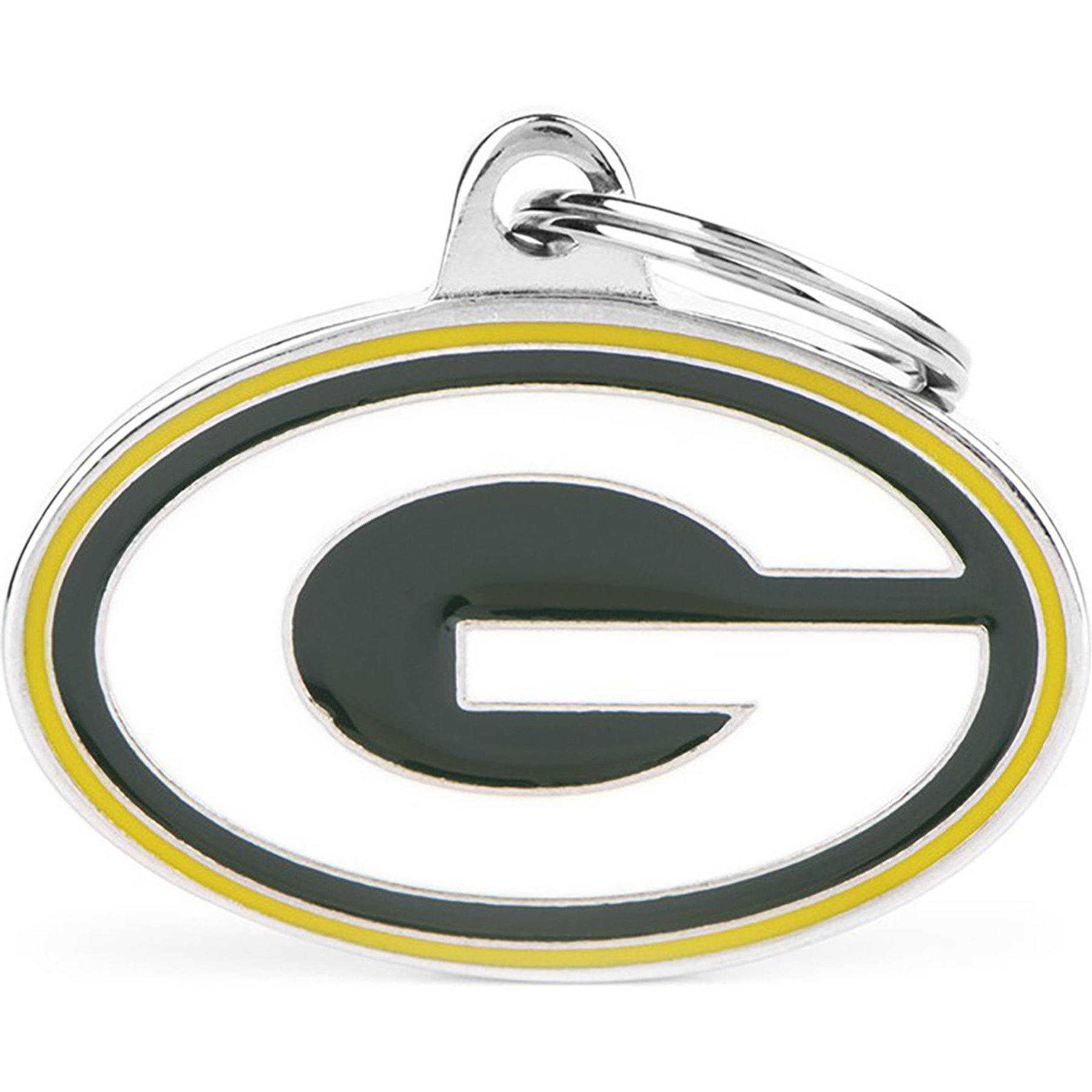 myfamily NFL Personalized Dog ID Tag, Green Bay Packers