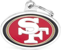 myfamily NFL Personalized Dog ID Tag, San Francisco 49ers