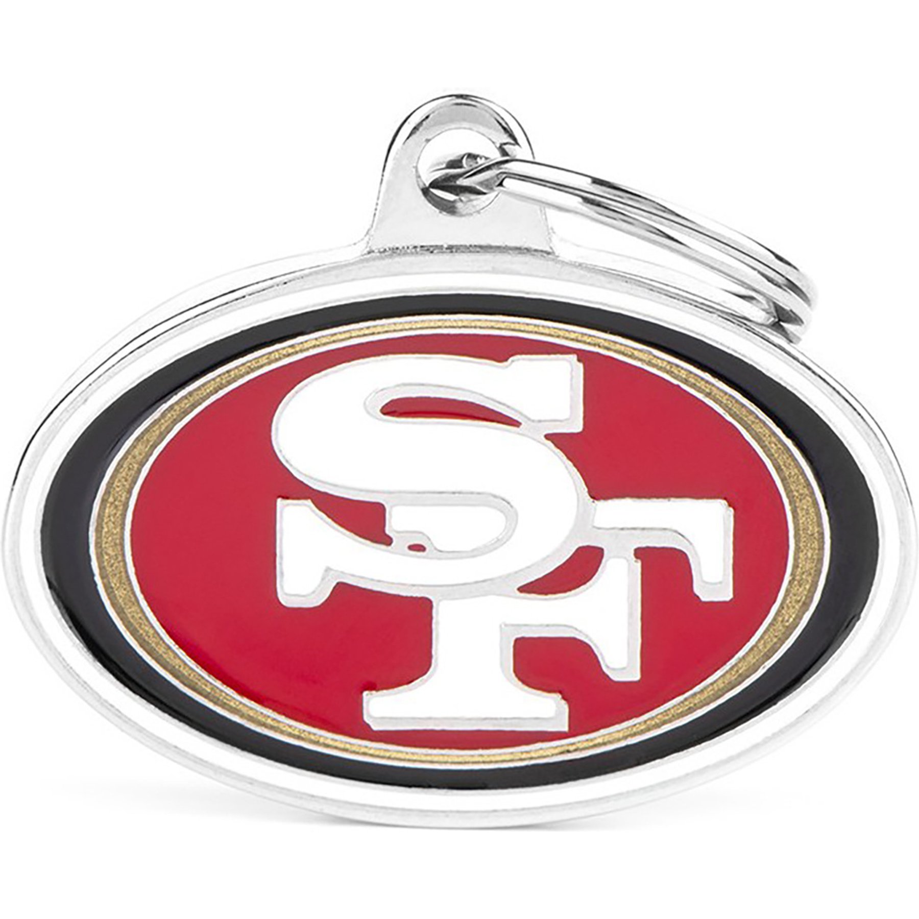 myfamily NFL Personalized Dog ID Tag, San Francisco 49ers