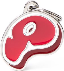 myfamily Food Steak Personalized Dog ID Tag