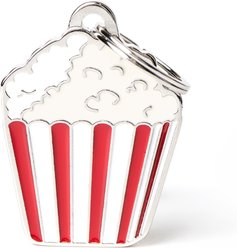 myfamily Food Pop-Corn Personalized Dog ID Tag