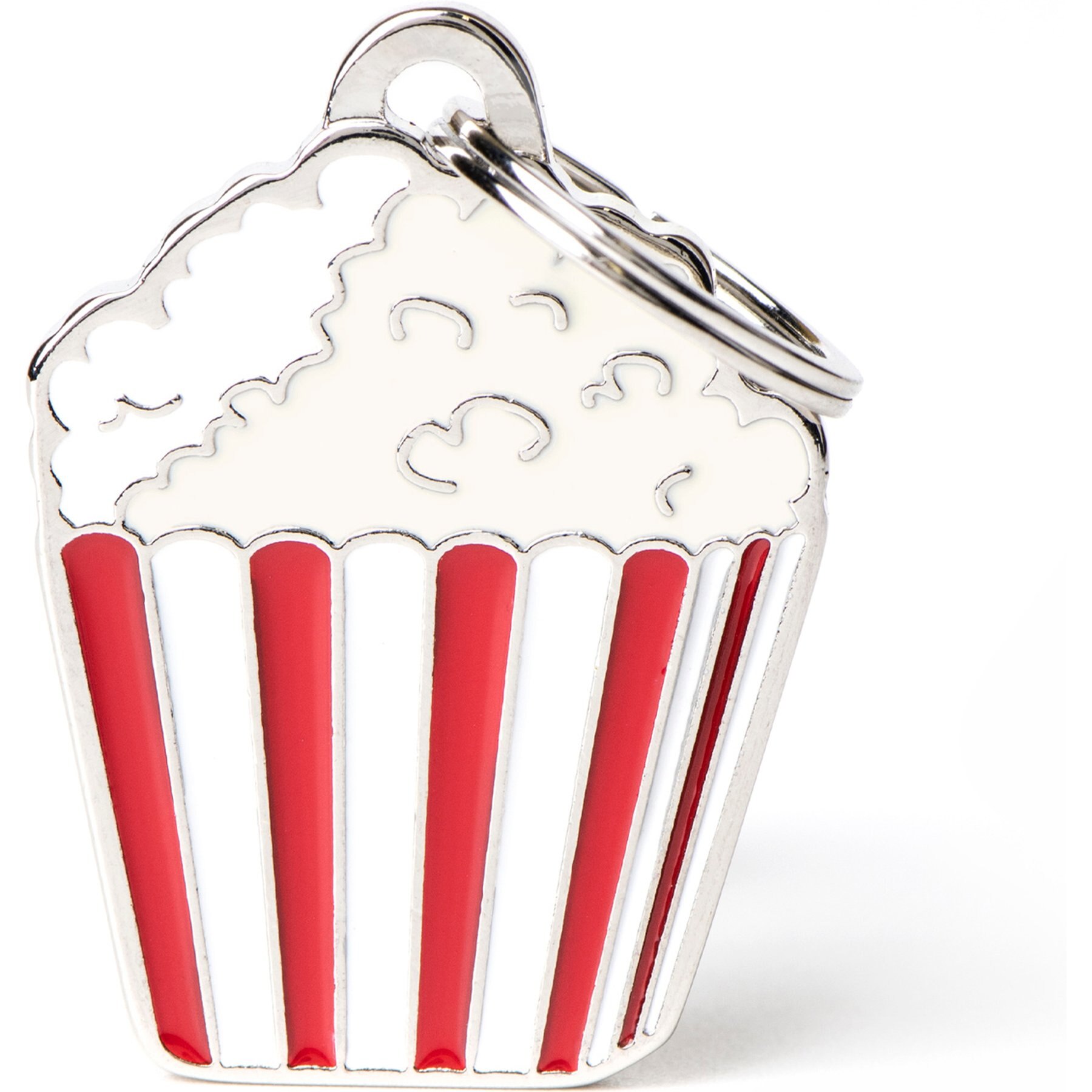 myfamily Food Pop-Corn Personalized Dog ID Tag