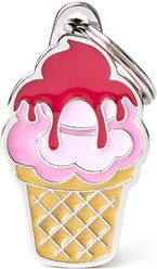 myfamily Food Ice Cream Personalized Dog ID Tag