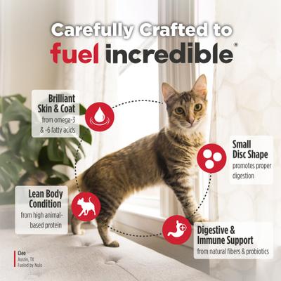 Show full view: Nulo FreeStyle Chicken & Cod Recipe with Omega Fatty Acids High Protein & Grain-Free Dry Cat & Kitten Food, 14-lb bag slide 4 of 12