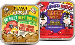 C&S Peanut Delight Dough & Berry Treat Suet Wild Bird Food, 24 count