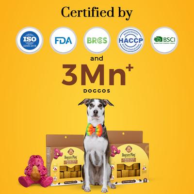 Show full view: Dogsee Treatoy Yeti Toy Cheese Dog Refill Pack, 4.9-oz bag, 10 count slide 9 of 9