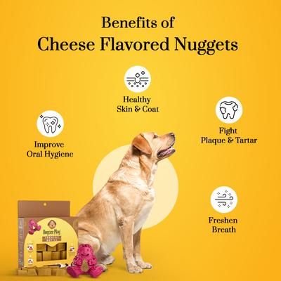 Show full view: Dogsee Treatoy Yeti Toy Cheese Dog Refill Pack, 4.9-oz bag, 10 count slide 5 of 9