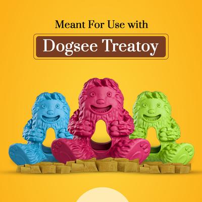 Show full view: Dogsee Treatoy Yeti Toy Turmeric Dog Refill Pack, 4.9-oz bag, 10 count slide 6 of 8