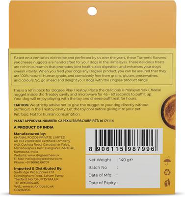 Show full view: Dogsee Treatoy Yeti Toy Turmeric Dog Refill Pack, 4.9-oz bag, 10 count slide 3 of 8