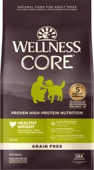 Wellness CORE Grain-Free Healthy Weight Turkey & Chicken Dry Dog Food, 12-lb bag
