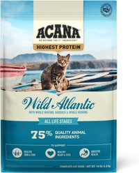ACANA Wild Atlantic Saltwater Fish with Freeze-Dried Liver Grain-Free Dry Cat Food, 10-lb bag